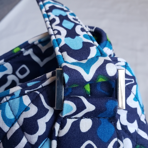 NWT Vera Bradley Emily Satchel in Ink Blue - Picture 5 of 7
